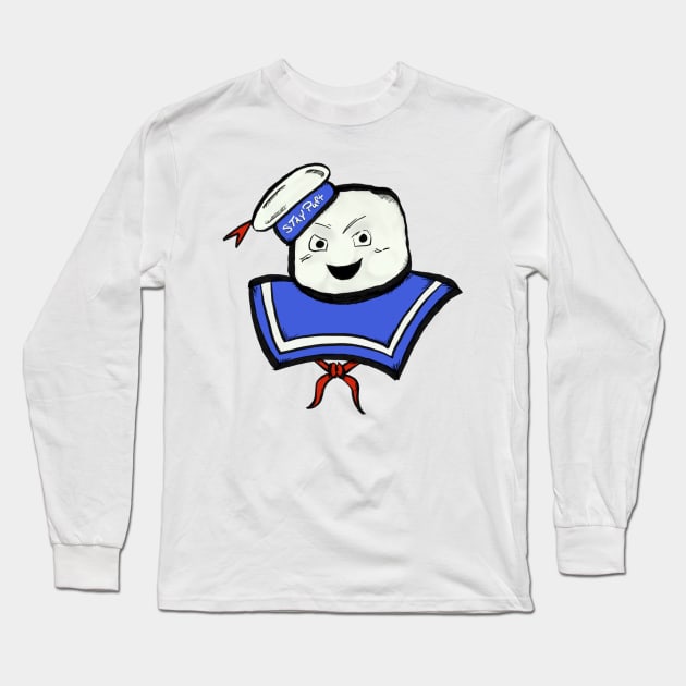 Mr. Stay Puft Long Sleeve T-Shirt by Ghostbustersmedicorps